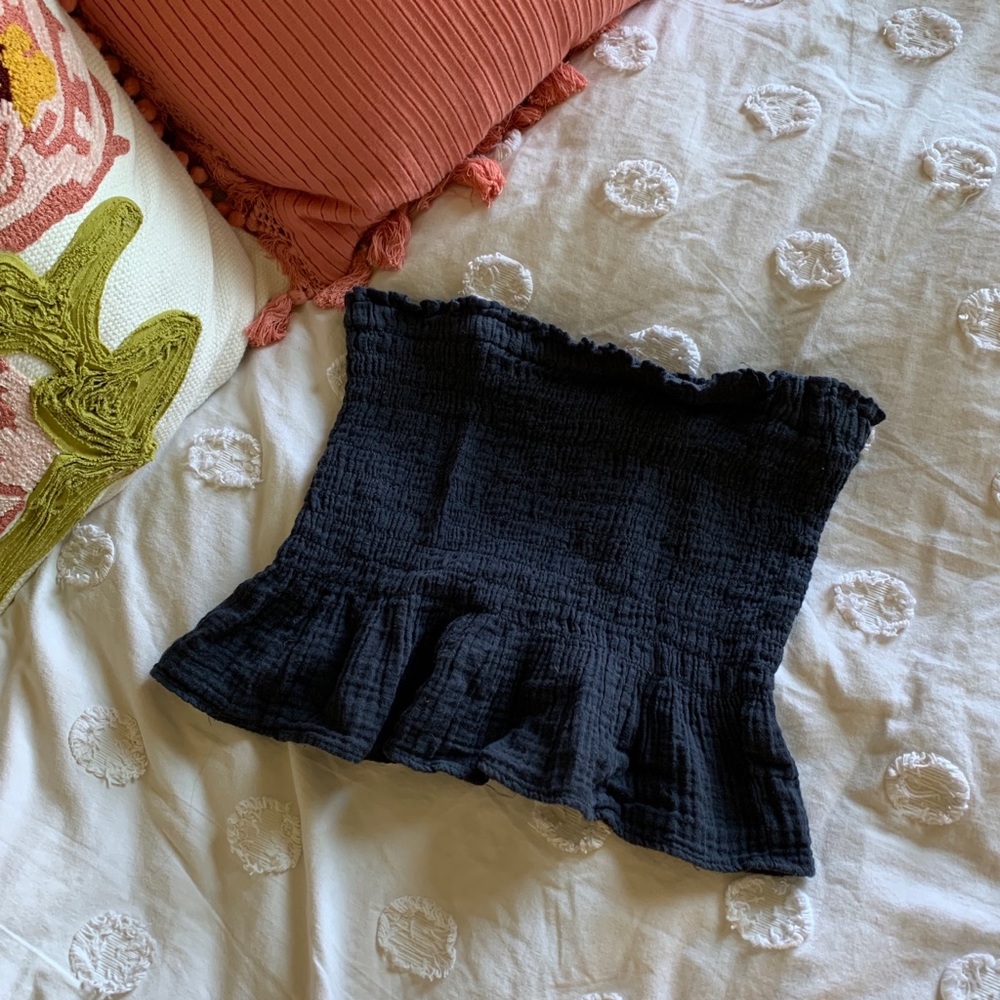 American Eagle scrunch tube top